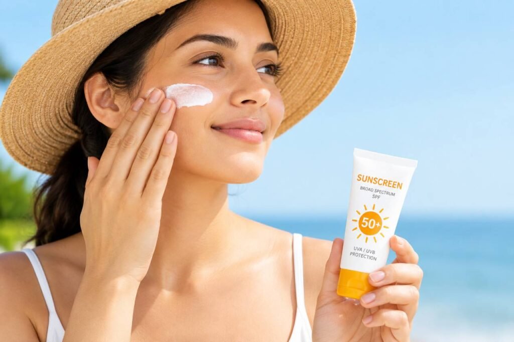 Dry skin with visible dryness and flaky patches