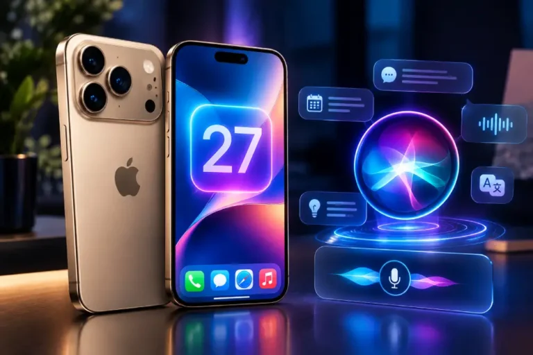 iOS 27 and Siri AI on iPhone 18 Pro