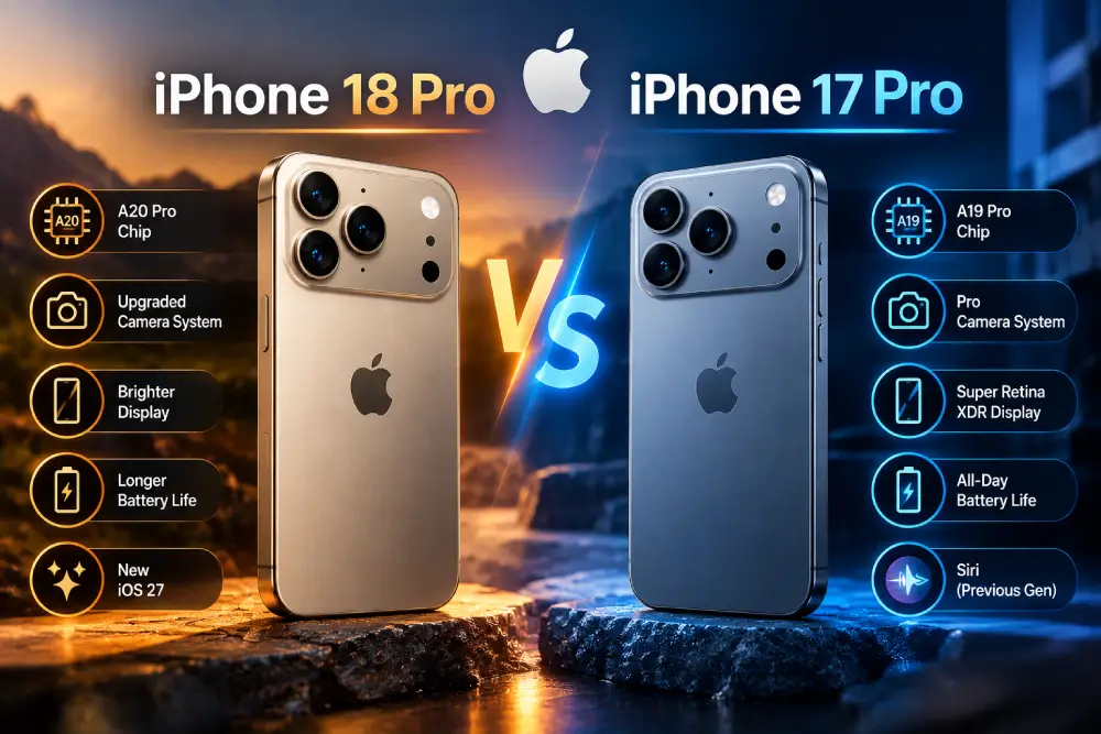 iPhone 18 Pro vs iPhone 17 Pro